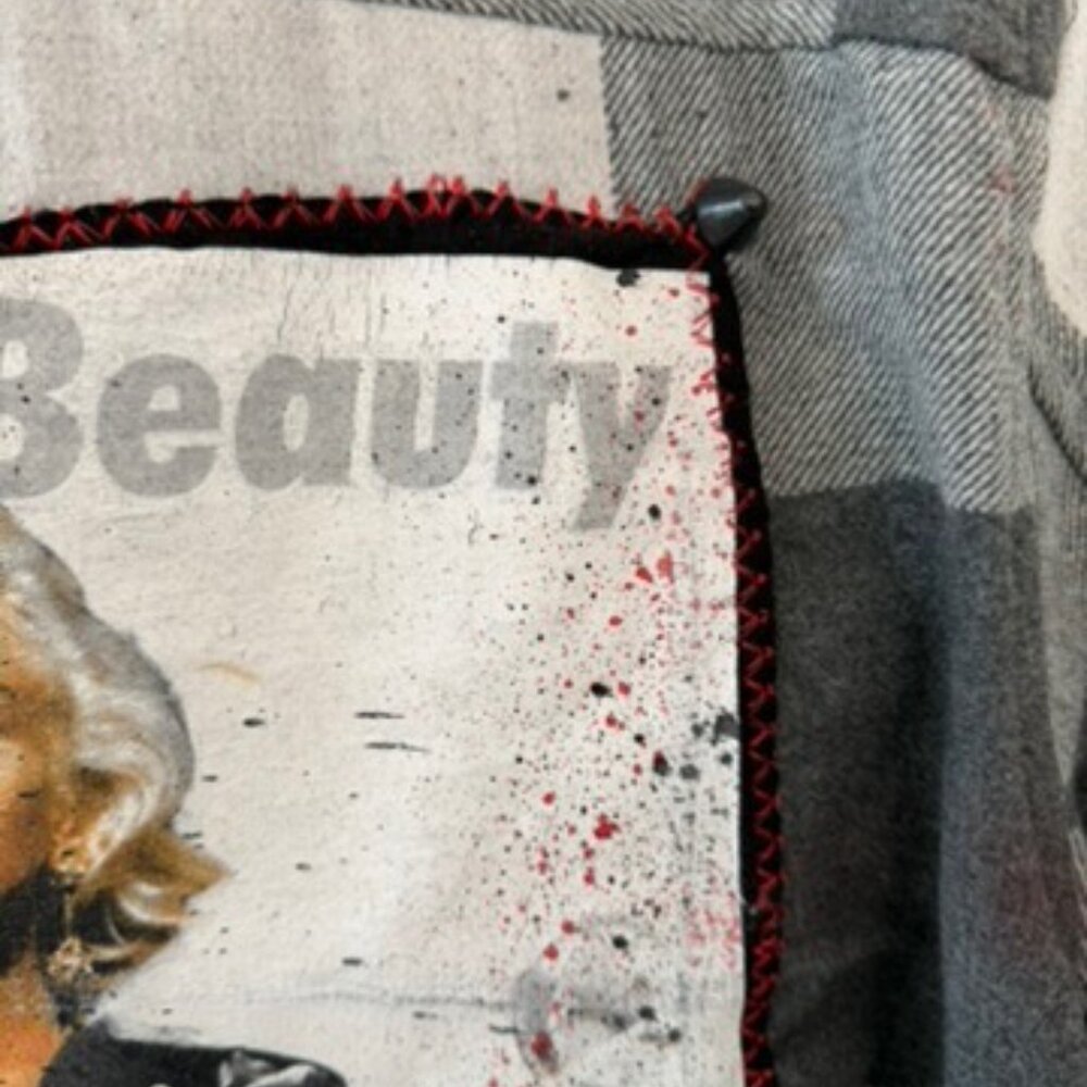 Broken Bandit Custom One Of A Kind Upcycled Flann… - image 6